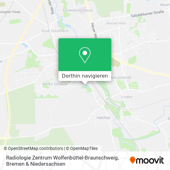 Radiologie Zentrum Wolfenbüttel-Braunschweig Karte