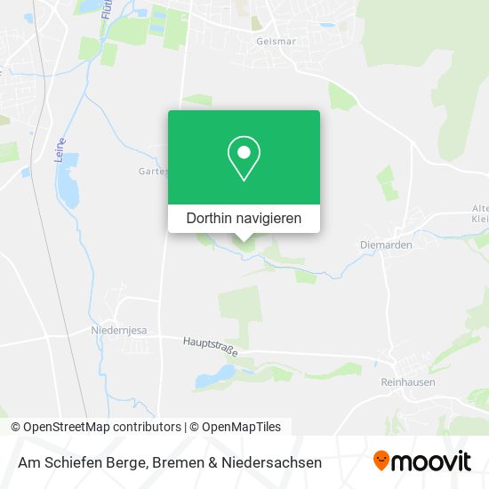 Am Schiefen Berge Karte