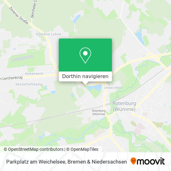 Parkplatz am Weichelsee Karte