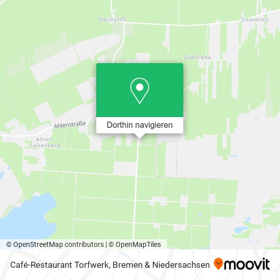 Café-Restaurant Torfwerk Karte