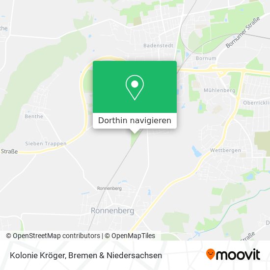 Kolonie Kröger Karte