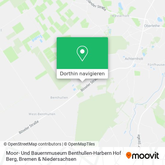 Moor- Und Bauernmuseum Benthullen-Harbern Hof Berg Karte