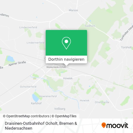 Draisinen-Ostbahnhof Ocholt Karte