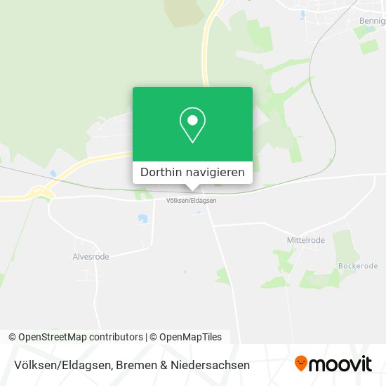 Völksen/Eldagsen Karte
