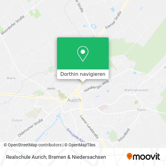 Realschule Aurich Karte
