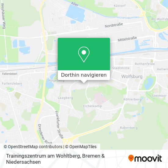 Trainingszentrum am Wohltberg Karte