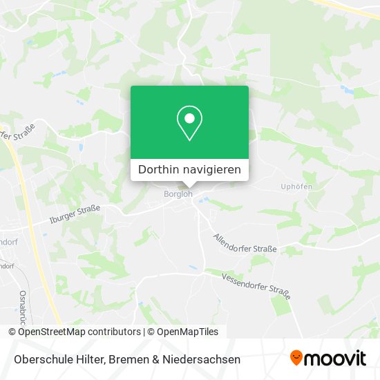 Oberschule Hilter Karte