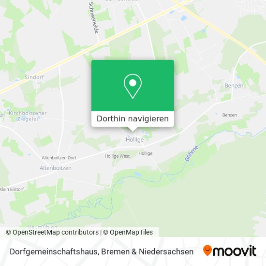 Dorfgemeinschaftshaus Karte