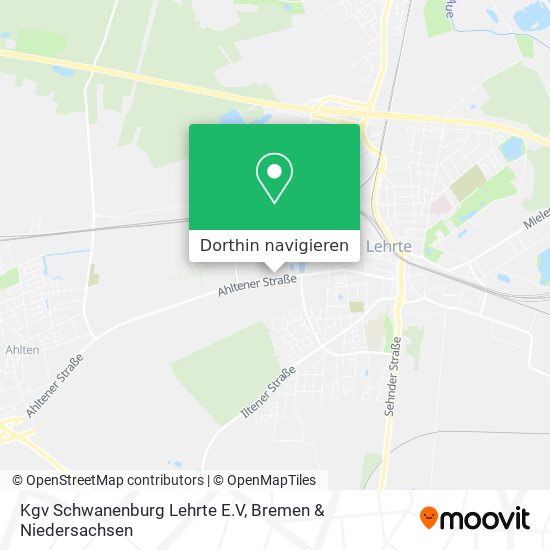 Kgv Schwanenburg Lehrte E.V Karte