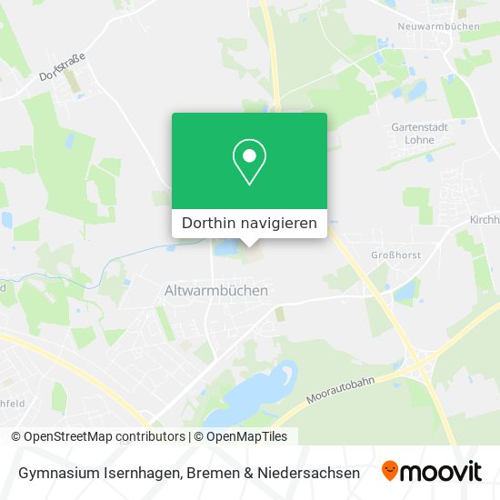 Gymnasium Isernhagen Karte