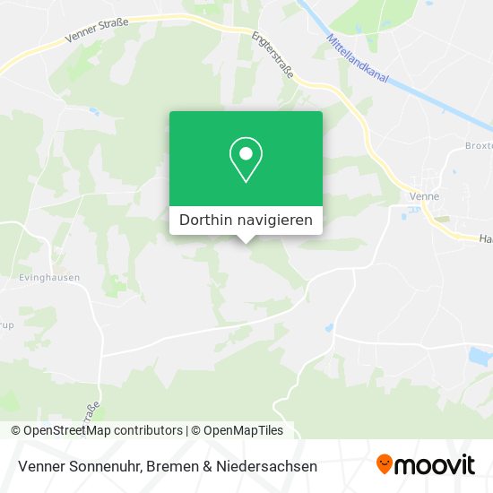 Venner Sonnenuhr Karte
