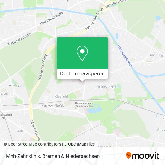Mhh-Zahnklinik Karte