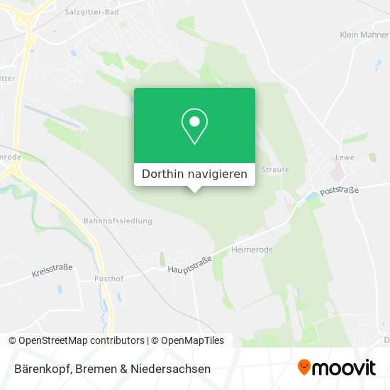 Bärenkopf Karte