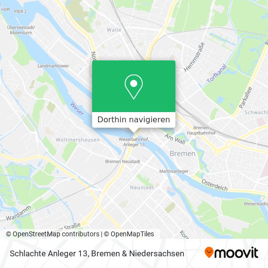 Schlachte Anleger 13 Karte