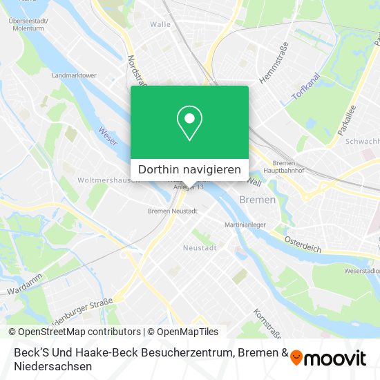 Beck’S Und Haake-Beck Besucherzentrum Karte