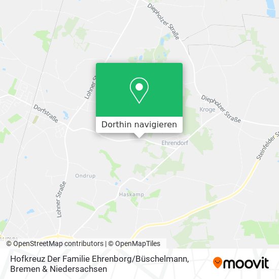 Hofkreuz Der Familie Ehrenborg / Büschelmann Karte