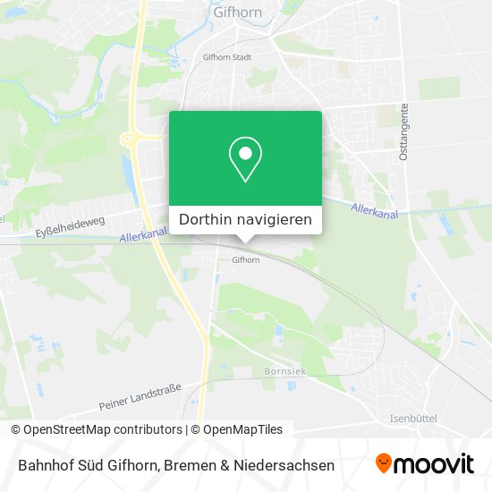 Bahnhof Süd Gifhorn Karte