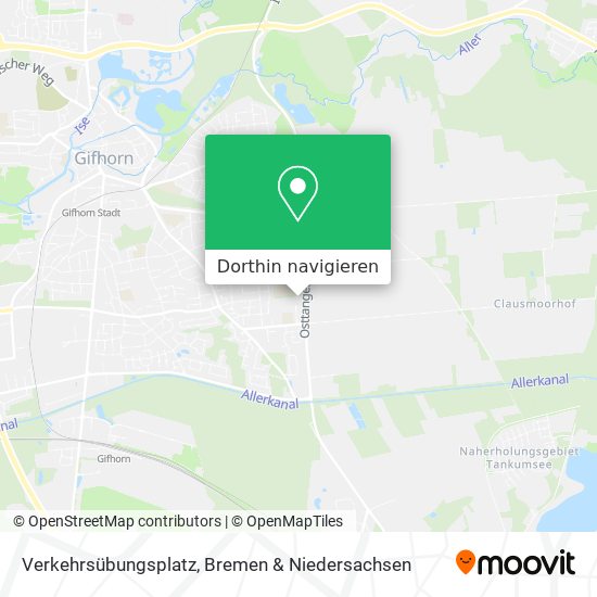 Verkehrsübungsplatz Karte