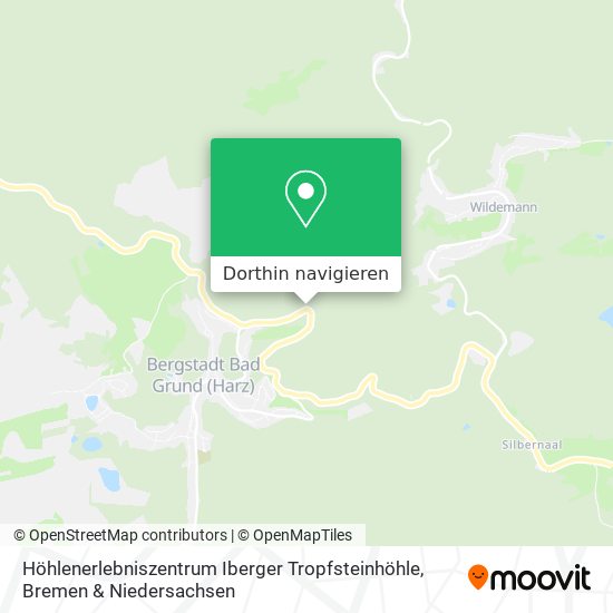 Höhlenerlebniszentrum Iberger Tropfsteinhöhle Karte