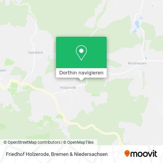 Friedhof Holzerode Karte