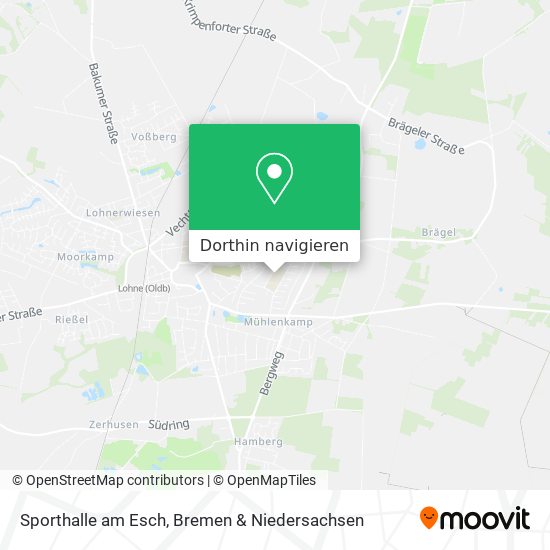 Sporthalle am Esch Karte