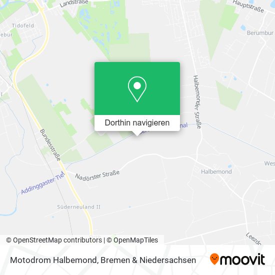 Motodrom Halbemond Karte