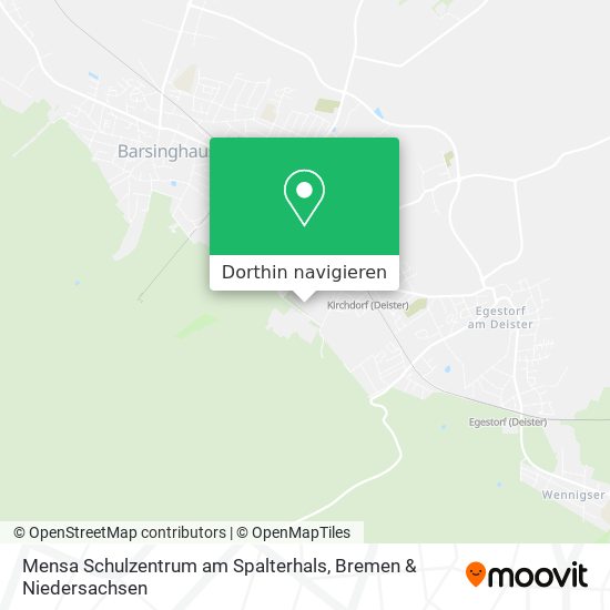 Mensa Schulzentrum am Spalterhals Karte