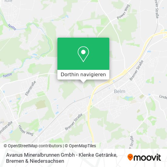 Avanus Mineralbrunnen Gmbh - Klenke Getränke Karte
