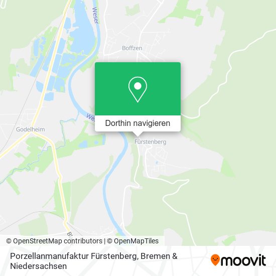 Porzellanmanufaktur Fürstenberg Karte