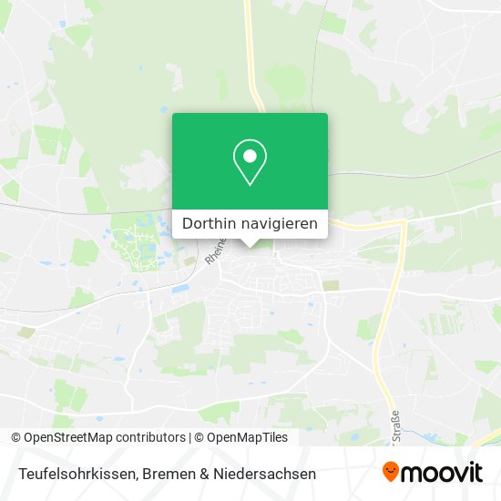 Teufelsohrkissen Karte