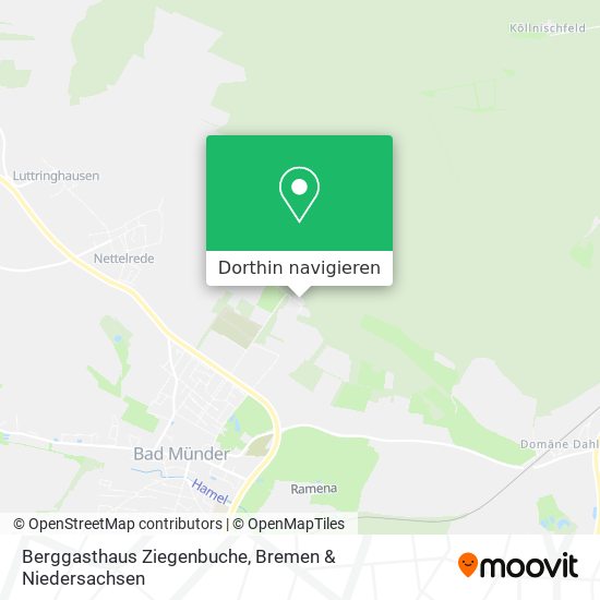 Berggasthaus Ziegenbuche Karte