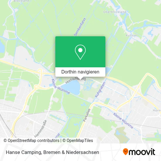 Wie komme ich mit Bus oder Straenbahn nach Hanse Camping in Bremen?