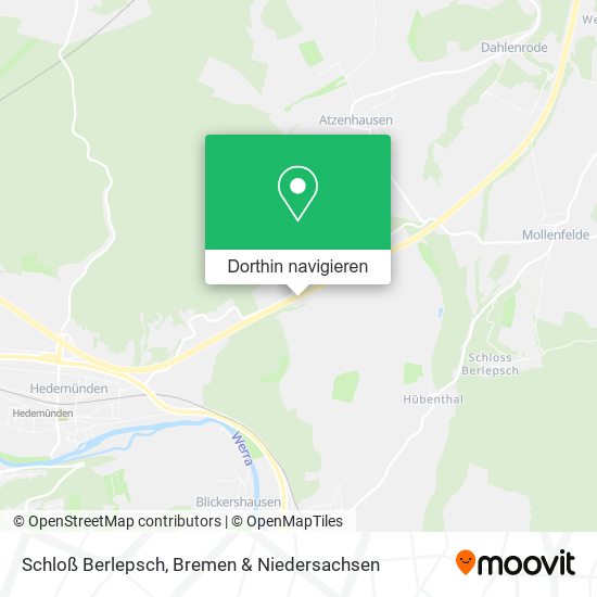 Schloß Berlepsch Karte
