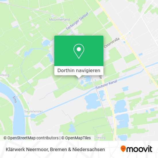 Klärwerk Neermoor Karte