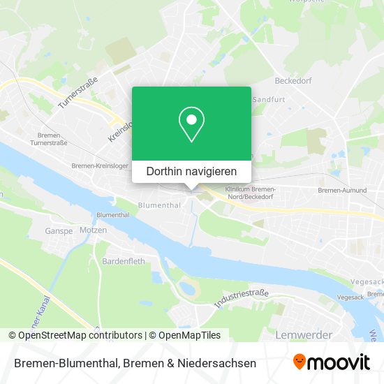 Bremen-Blumenthal Karte