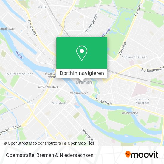 Obernstraße Karte
