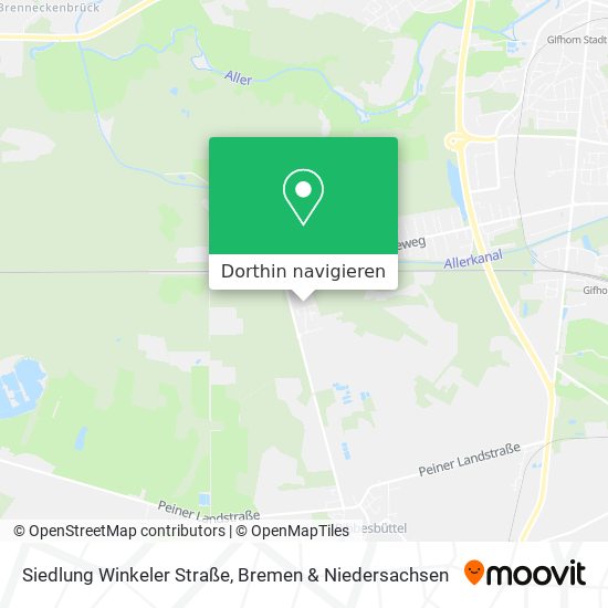 Siedlung Winkeler Straße Karte