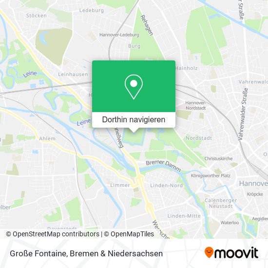 Große Fontaine Karte