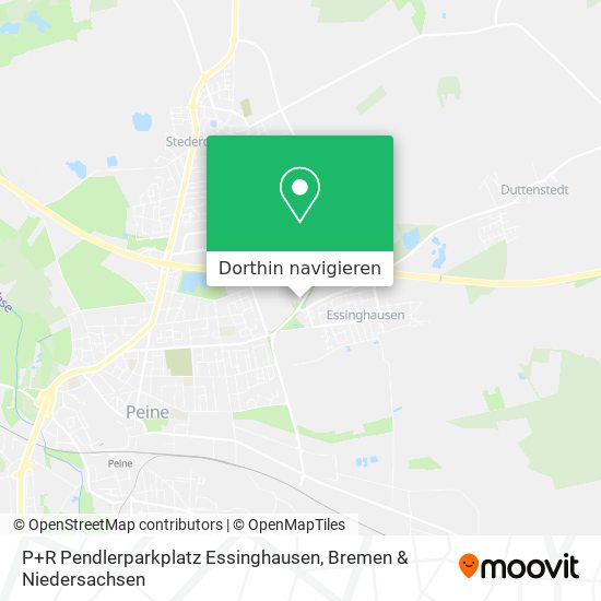 P+R Pendlerparkplatz Essinghausen Karte