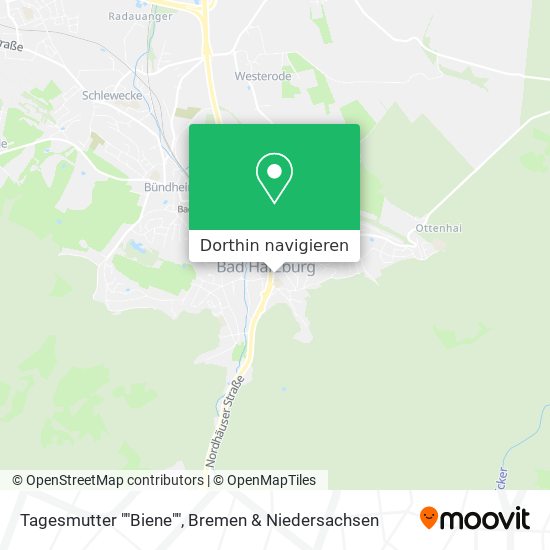 Tagesmutter ""Biene"" Karte