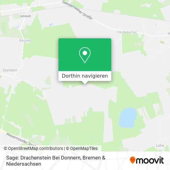 Sage: Drachenstein Bei Donnern Karte