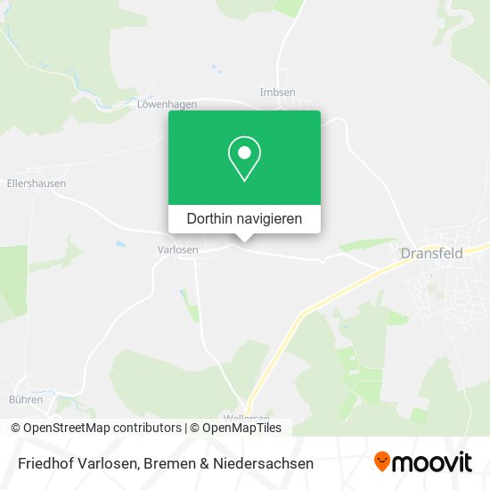 Friedhof Varlosen Karte