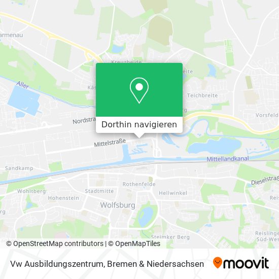 Vw Ausbildungszentrum Karte
