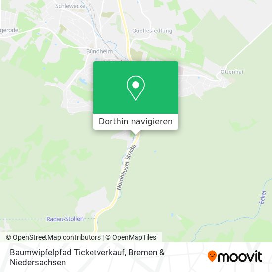 Baumwipfelpfad Ticketverkauf Karte