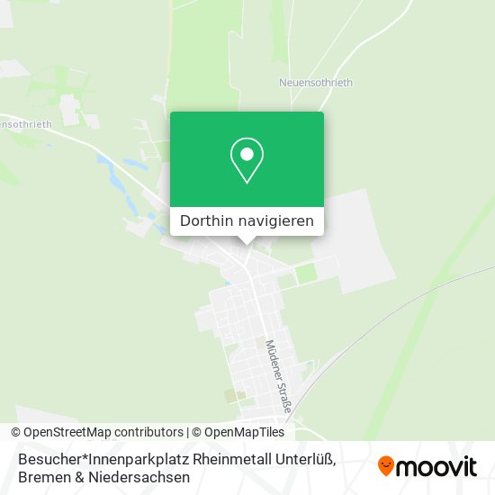 Besucher*Innenparkplatz Rheinmetall Unterlüß Karte