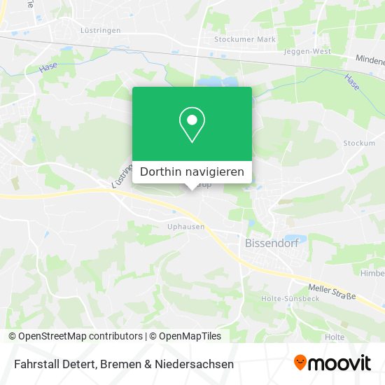 Fahrstall Detert Karte
