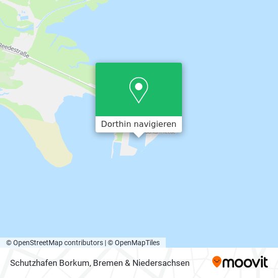 Schutzhafen Borkum Karte
