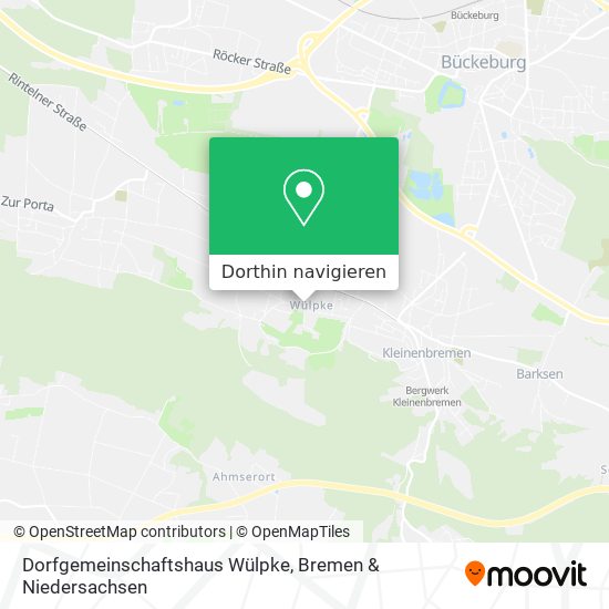 Dorfgemeinschaftshaus Wülpke Karte