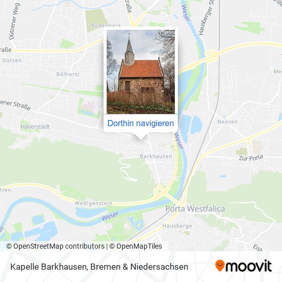 Kapelle Barkhausen Karte