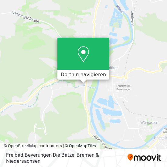 Freibad Beverungen Die Batze Karte